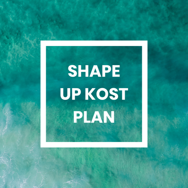 Shape up kostplan.